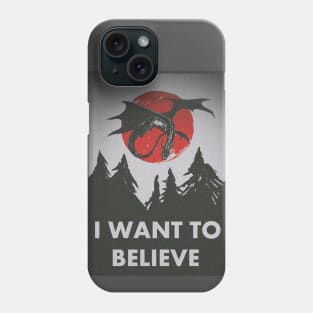 i want to belive dragon x files retro Phone Case