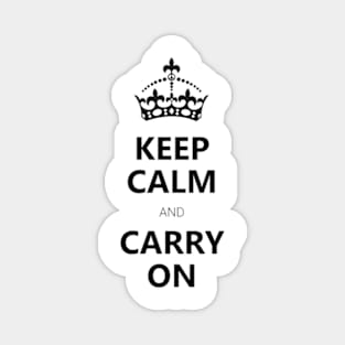 Keep Calm Carry ON Magnet