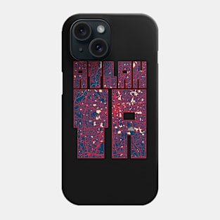 Atlanta, Georgia, USA City Map Typography - Hope Phone Case