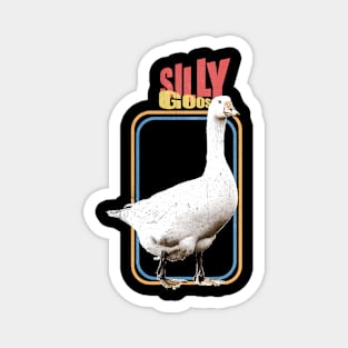 silly goose vintage art Magnet