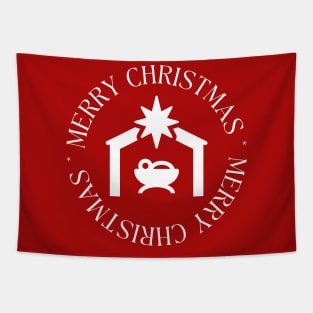 MERRY CHRISTMAS MERRY CHRISTMAS Tapestry