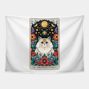 Norwegian Forest Tarot Card Tapestry