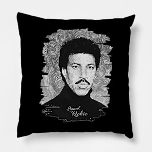 Lionel richie \\ Brush Art Pillow