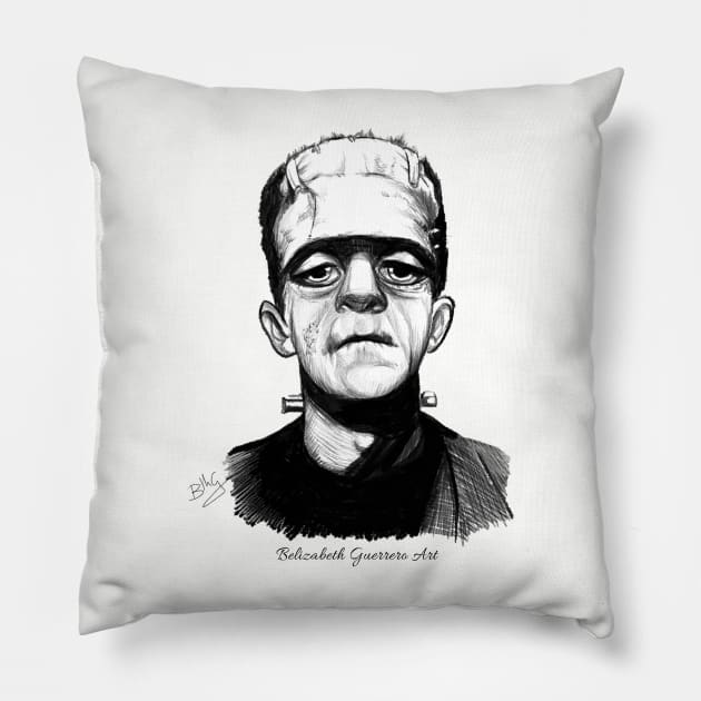 Frankenstein Pillow by belizabethg