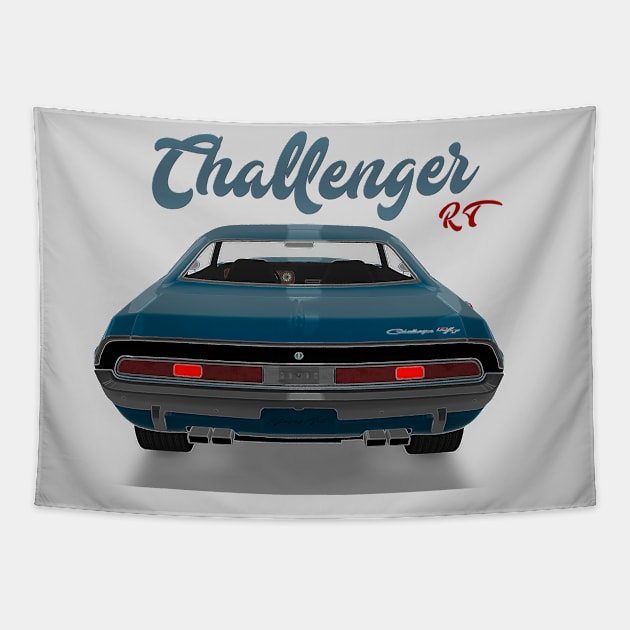 Challenger RT Blue black Tapestry by PjesusArt