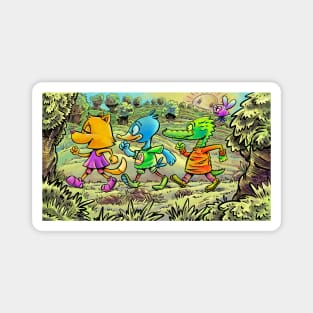 Forest Friends 1 Magnet