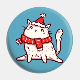 Christmas Kitten Pin