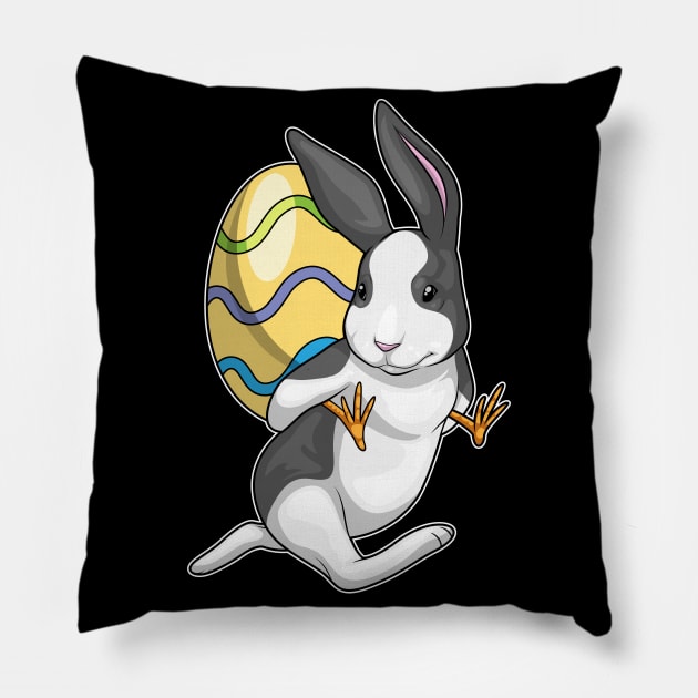 Bunny Easter Easter egg Piggyback Pillow by Markus Schnabel