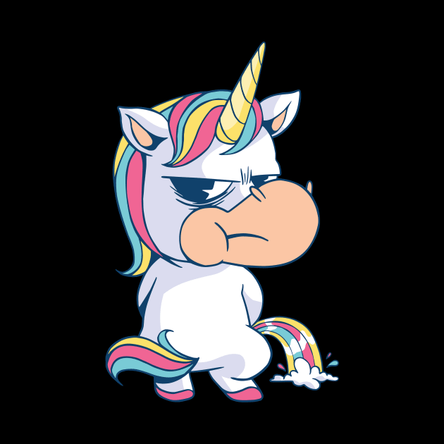 Unicorn Pee A Rainbow by JFDesign123