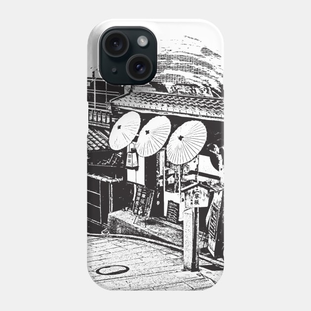 Ninen-zaka Phone Case by loonylunaART