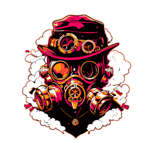 steampunk gas mask T-Shirt