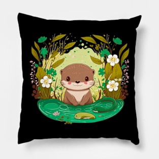 bébé loutre Pillow