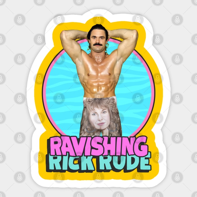 Ravishing Rick Rude Stickers - wrestling Stickers sold by