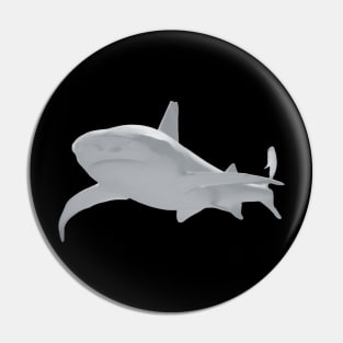 Shark White Pin