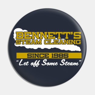 Bennetts Steam Cleaning Let off Some Steam Pin