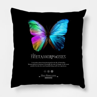 Butterfly - Metamorphoses by Holy Rebellions - Human Being #001 Pillow