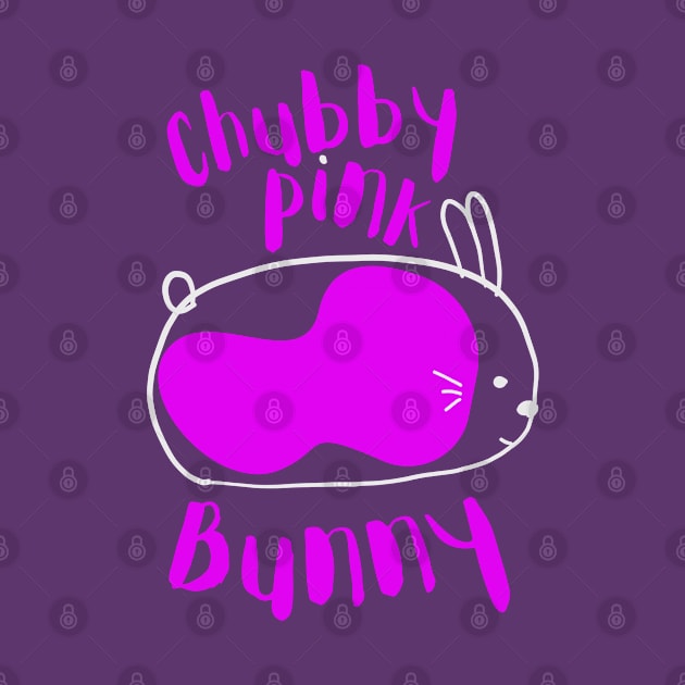 Chubby Pink Bunny by TJWDraws