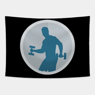 Gym lovers sports workout fitness Tapestry