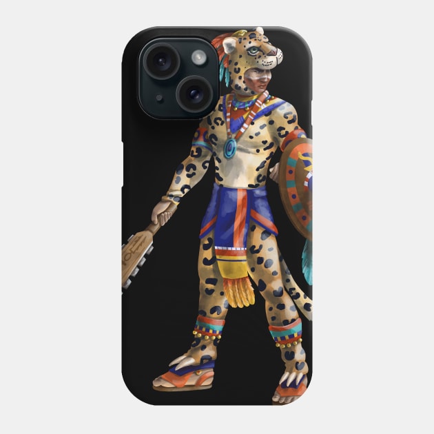 Jaguar Warrior Phone Case by Perezart99