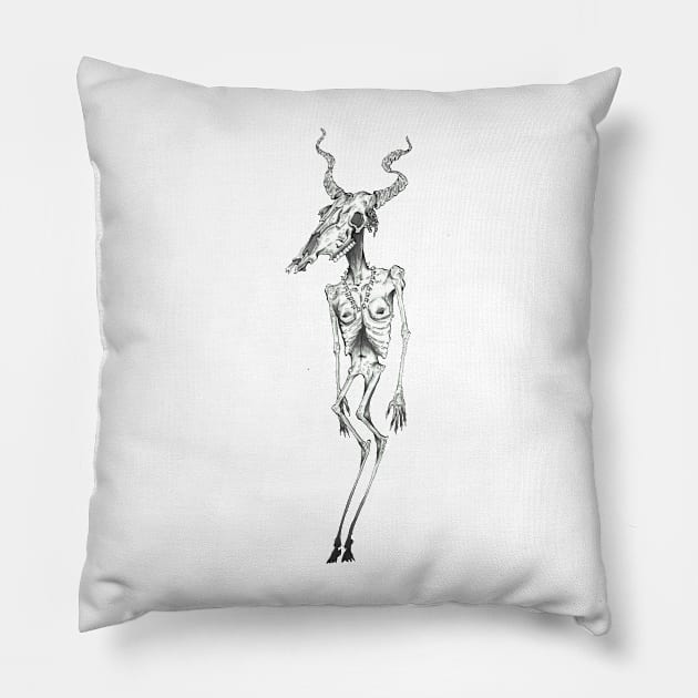 Egyptian Famine Cow Pillow by apokatastasis