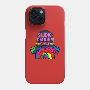 Studio Diaries Tie Dye Shirt with headphones Phone Case