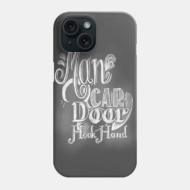 Man Car Door Hook Hand Phone Case by Kytri