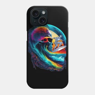 Surfing Riding Therapy, Hello Summer Vintage Funny Surfer Riding Surf Racing Surfing Lover Gifts Phone Case