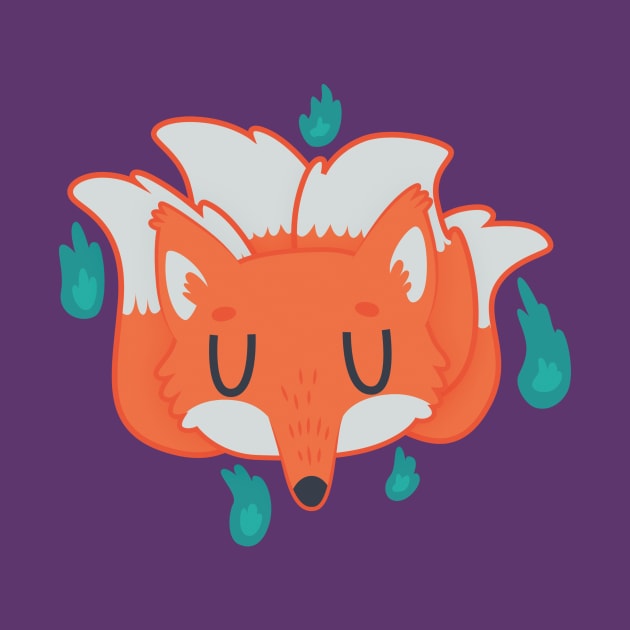 Fiery Fox Spirit Sprite by clairestamper