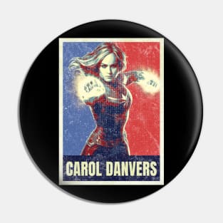 Carol in Hope and Distressed Style Pin