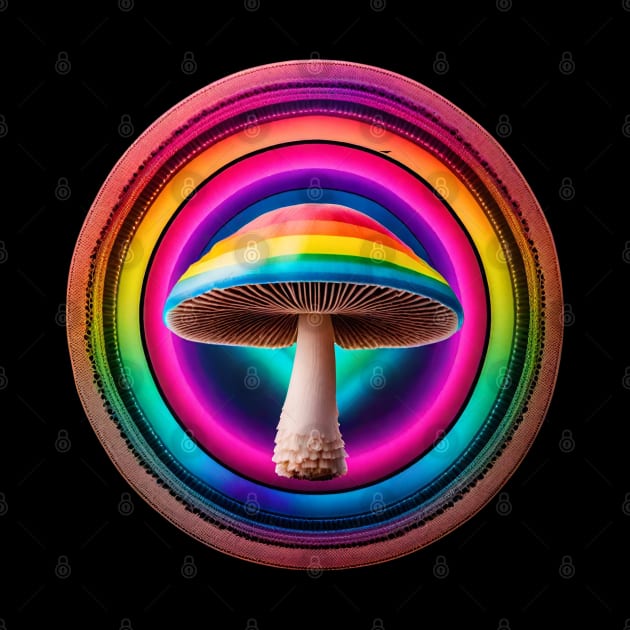 Rainbow Mushroom - Shaggy Base by Xie