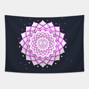 Peace Mandala Tapestry