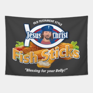 Jesus Fish Sticks! Tapestry