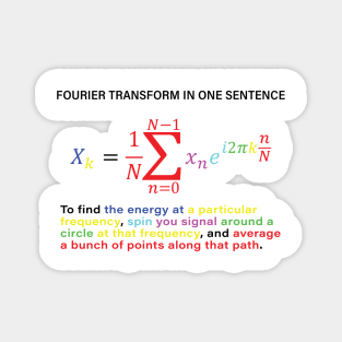 Fourier Transform Formula Magnet