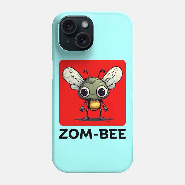 Zom-Bee | Bee Pun Phone Case by Allthingspunny