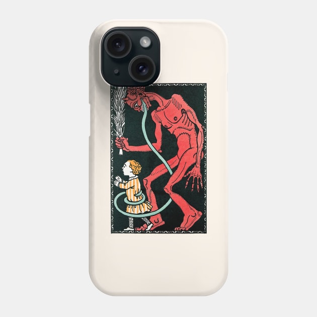 Greetings from Krampus Phone Case by Tainted