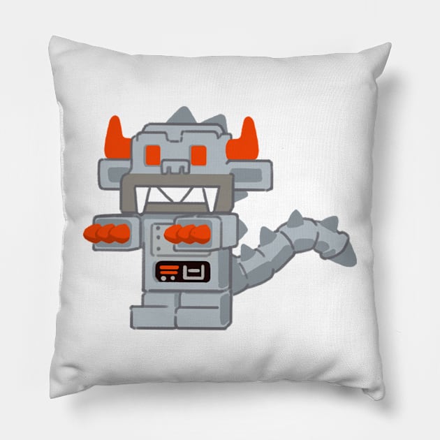 mecha Hodag Pillow by COOLKJS0