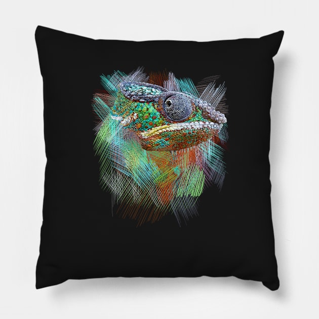 Chamäleon Pillow by sibosssr