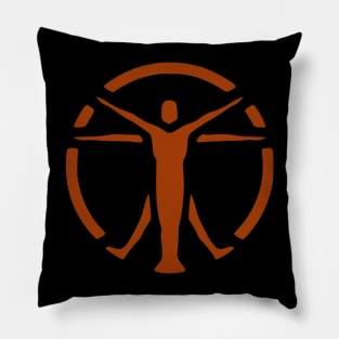 The Institute orange logo Fallout 4 Pillow