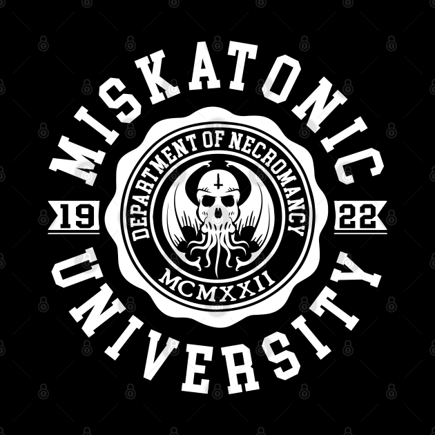 CTHULHU - MISKATONIC UNIVERSITY - LOVECRAFT by Tshirt Samurai