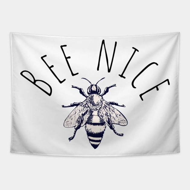 Cute bee nice print, funny illustration Tapestry by KOTYA