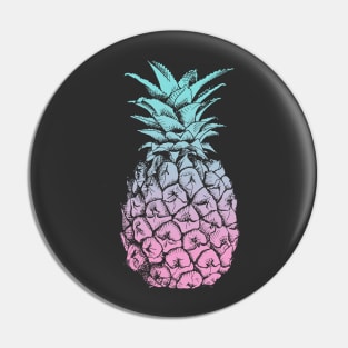 Black Pineapple Gradient Pin