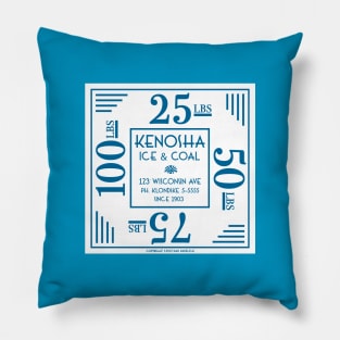 Kenosha Ice &Coal Pillow