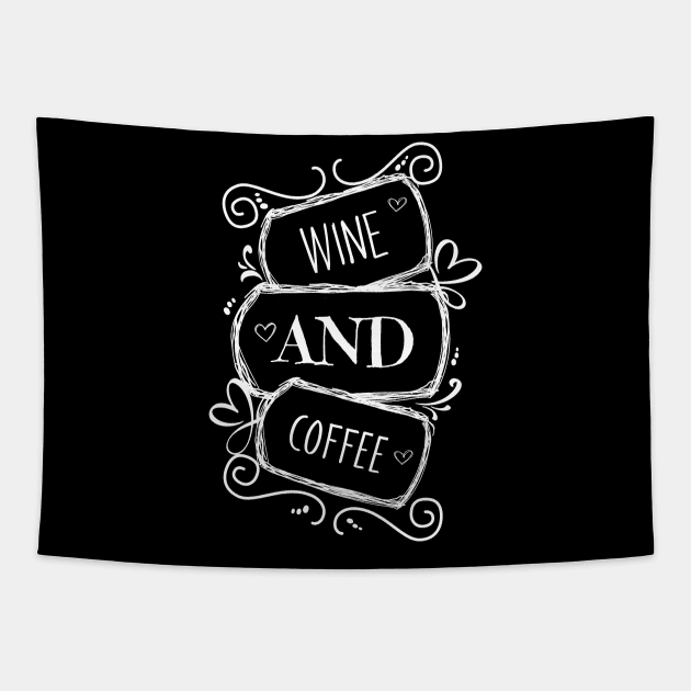 Wine and Coffee Tapestry by Timeforplay