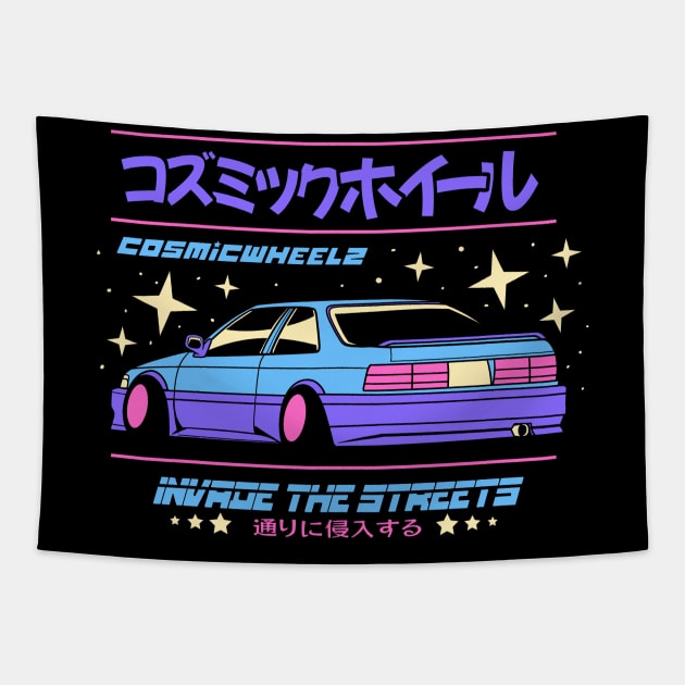 PLAYFUL HONDA Tapestry by COSMICWHEELZ