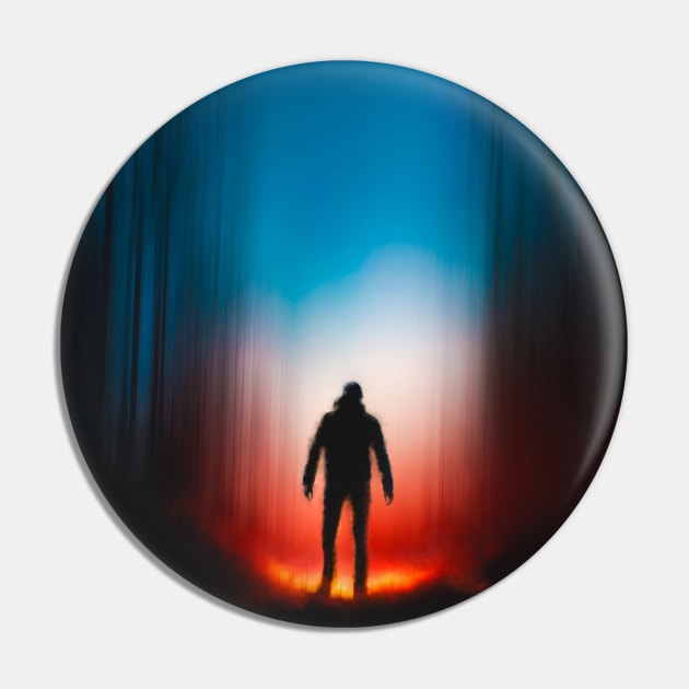 Dude silhouette on gradient Pin by circlestances