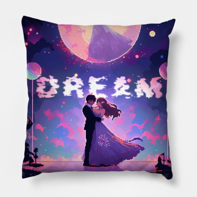 Dream Dance Pillow by Jaragua Gecko