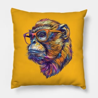 Professor Primate: Judging You in Style! Pillow