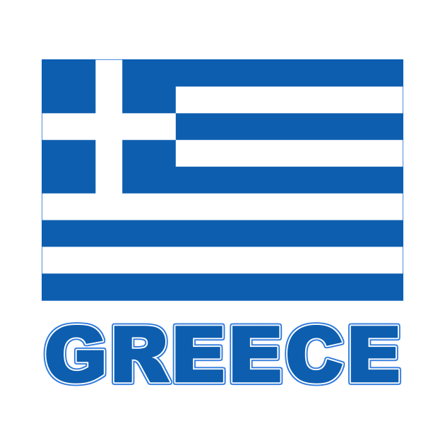 The Pride of Greece - Greek Flag Design by Naves