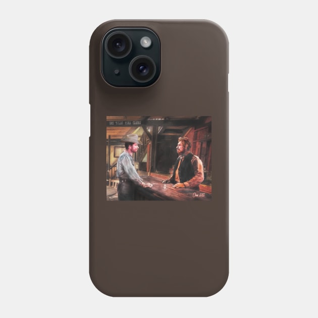 The gunman visits the bar Phone Case by Henry Drae