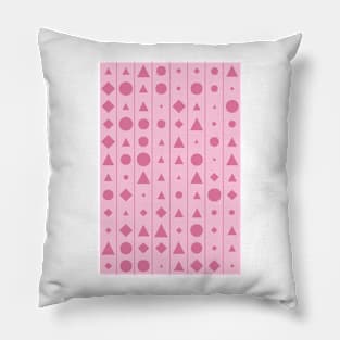 Gift for Valentines Day - Geometric Pattern - Shapes #9 Pillow